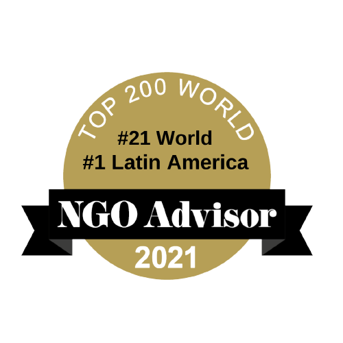 Most influential NGO in Latin America and 21st in the world